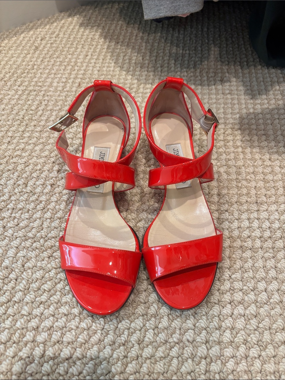 Bright Red Women's Patent Heels